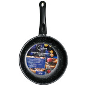 Wholesale - 9.5" GH DELHI BLACK/GREY SPECKLE FRYING PAN W/BAKELITE HANLDE C/P 12, UPC: 085081593535